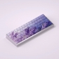 Wisteria Flowers 104+26 PBT Doubleshot Backlit 5-sided Dye-subbed Keycaps Set Cherry Profile Side Legends for MX Keyboard